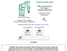 Tablet Screenshot of beachhavenmotel.com